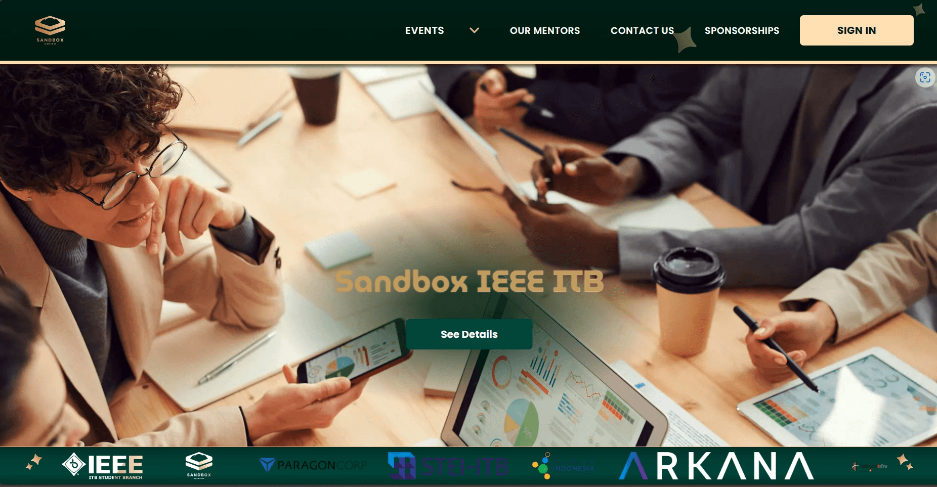 The Sandbox Website